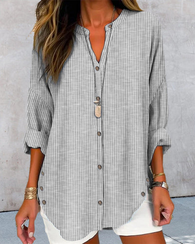 Lacey | Casual Gestreept Overhemd