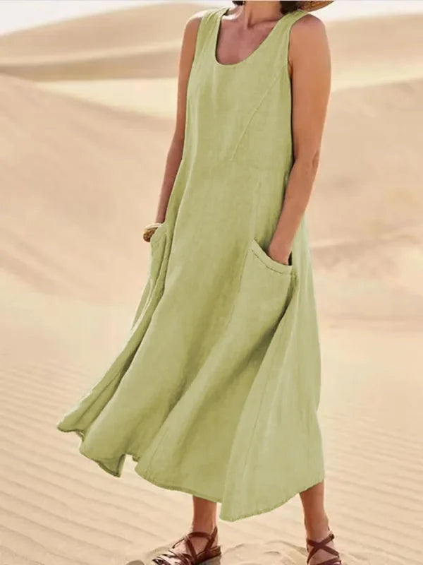 Amelia | Linnen Jurk