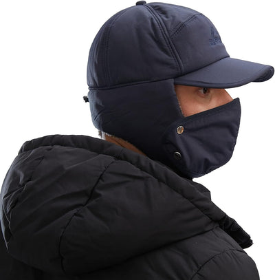 Pilo | muts met oorflappen & gezichtsmasker