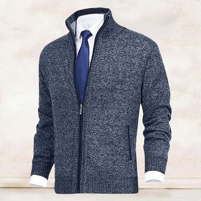 Saber | Vest met hoge kraag