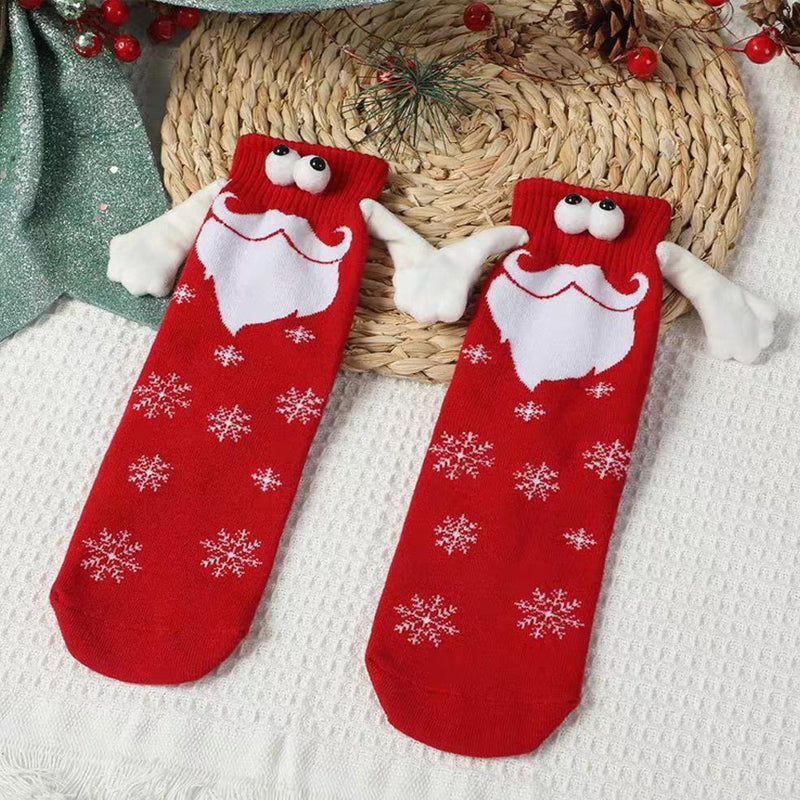 Martha | Kerstmis hand-in-hand sokken (1+1 Gratis)
