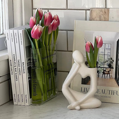 FloralFolio | Bloemen boek vaas 1+1 GRATIS