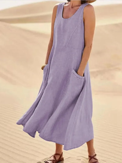 Amelia | Linnen Jurk