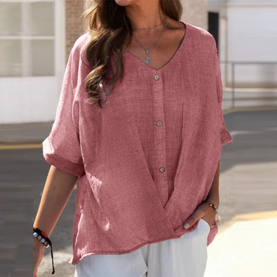 Lenia | damesblouse met V-hals