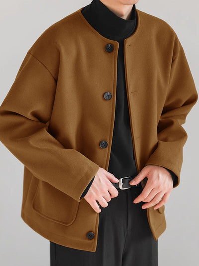 Ricardo | Casual tweed jasje met knoopsluiting voor