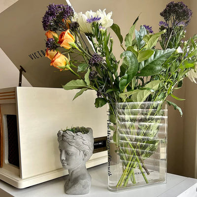 FloralFolio | Bloemen boek vaas 1+1 GRATIS