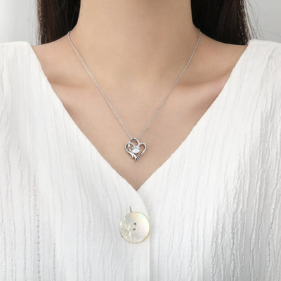 Laki | Zirkoon Hart Liefde Ketting