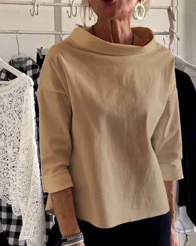 Alessia | Effen Kleur Sweatshirt