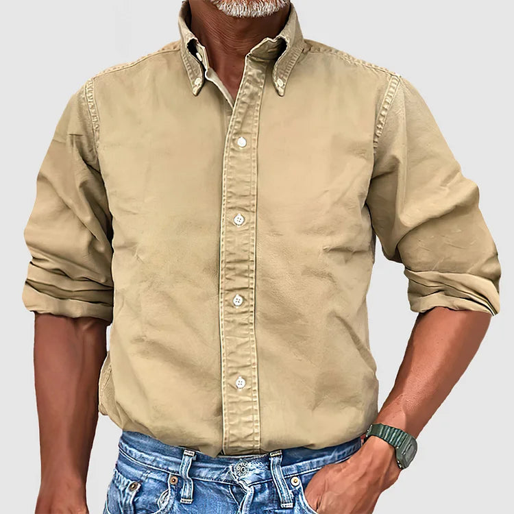 Martin | Klassiek shirt met lange mouwen