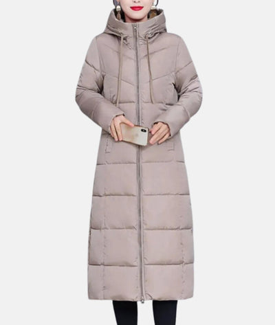 LEONA | Lange winterjas voor dames
