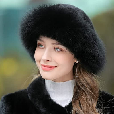 Daisy | Warme winter nertsbont muts