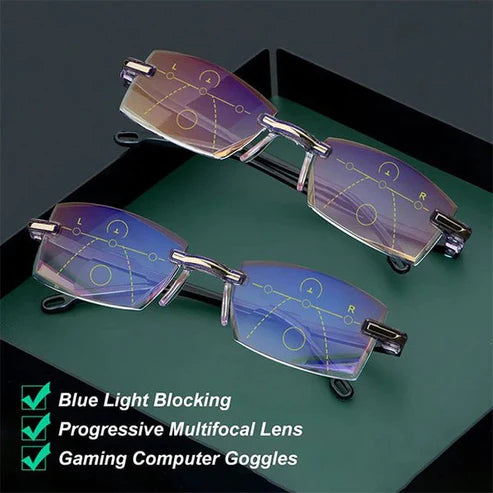 CrystalClear | Saffierglazen met hoge hardheid en anti-blauw, multifocale glazen