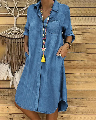 Lise | Denim jurk