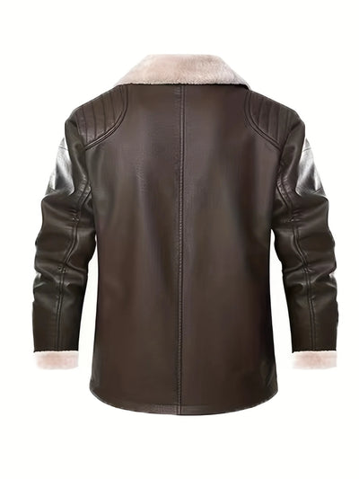 Addison | Fleece leren jas