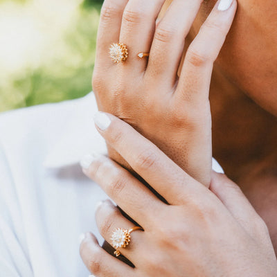 Kaila | Zonnebloem ring