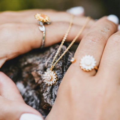 Kaila | Zonnebloem ring