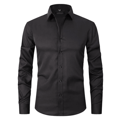 Benjamin | Ademend hoogelastisch antirimpel shirt