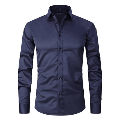 Benjamin | Ademend hoogelastisch antirimpel shirt