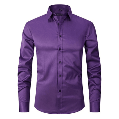 Benjamin | Ademend hoogelastisch antirimpel shirt