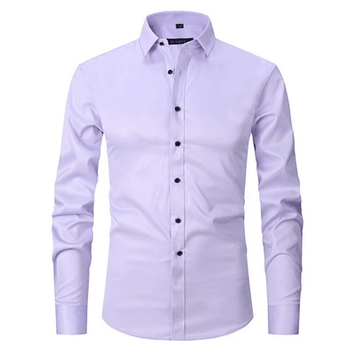 Benjamin | Ademend hoogelastisch antirimpel shirt