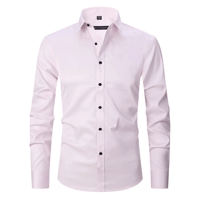Benjamin | Ademend hoogelastisch antirimpel shirt