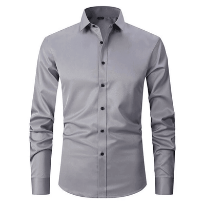 Benjamin | Ademend hoogelastisch antirimpel shirt