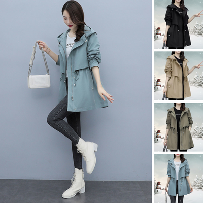 Anouk | trenchcoat met capouchon