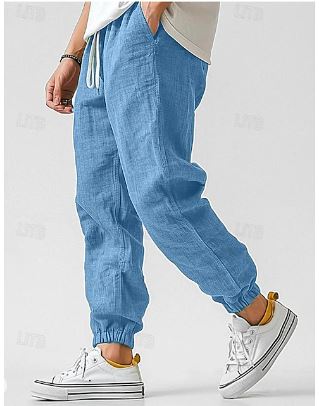 Maximiliaan | Heren Linnen Vrachtbroek voor Stijlvolle Zomerlook-3