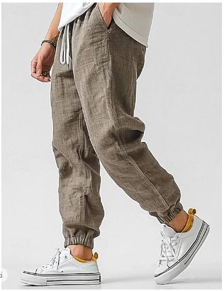 Maximiliaan | Heren Linnen Vrachtbroek voor Stijlvolle Zomerlook-1