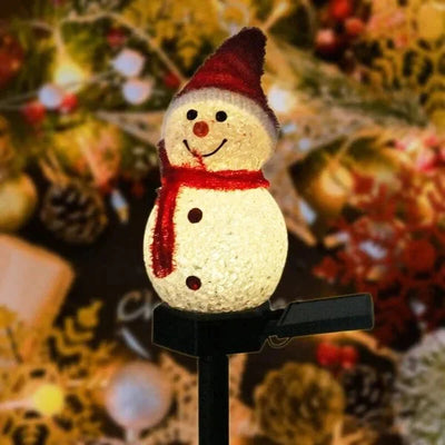 Ledsen | Zonne-energie Sneeuwpop Lamp (1+1 GRATIS)