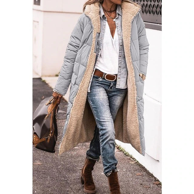 Sasha | Lange pluche jas