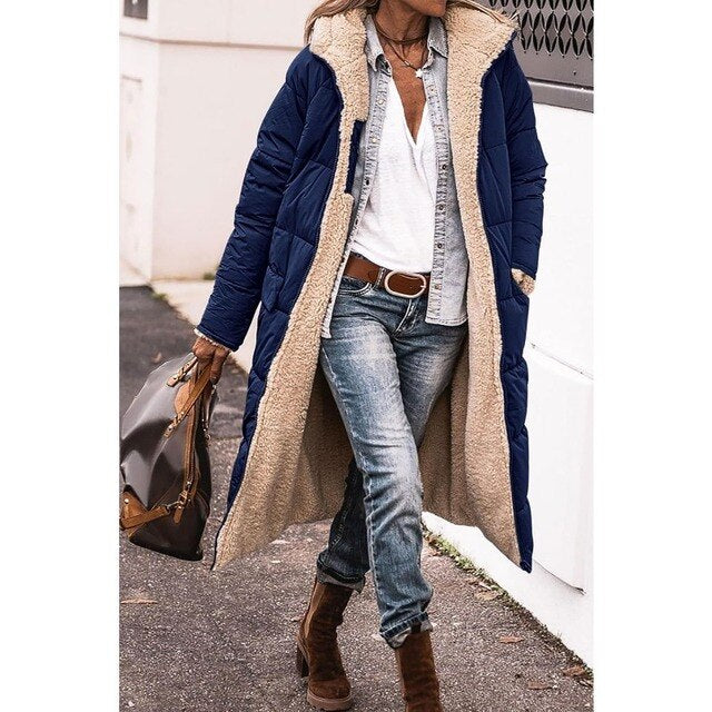 Sasha | Lange pluche jas