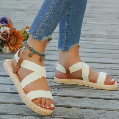 Isla | Platte sandalen met zachte zolen