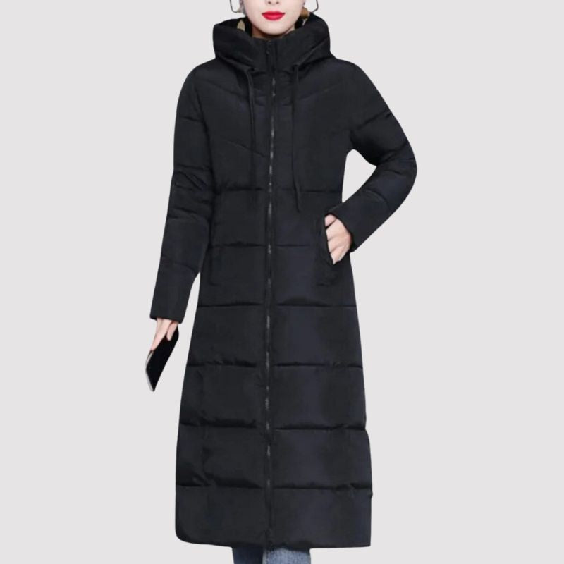 LEONA | Lange winterjas voor dames