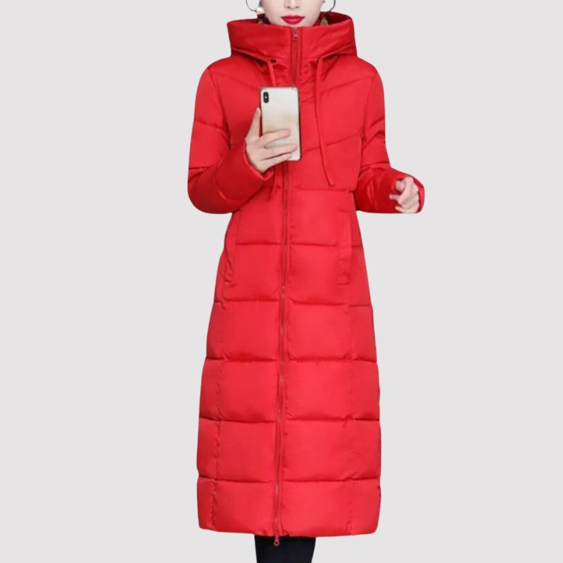 LEONA | Lange winterjas voor dames