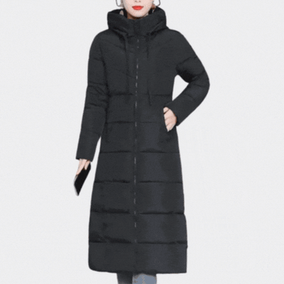 LEONA | Lange winterjas voor dames
