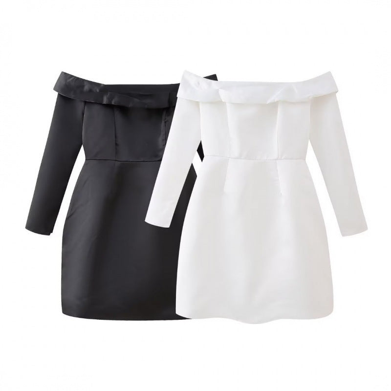 Eline | Zwarte Mini Jurk – Elegant, Flatterend & Perfect voor Feestjes 5