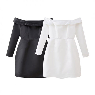 Eline | Zwarte Mini Jurk – Elegant, Flatterend & Perfect voor Feestjes 5