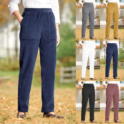 Isley | Effen geribde broek voor dames