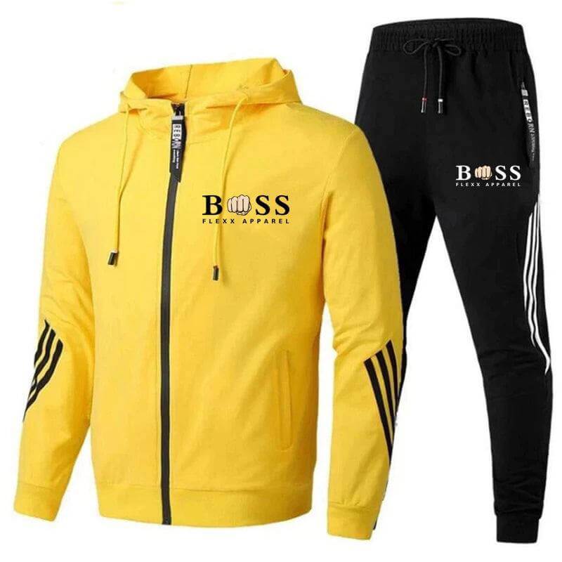 Variant image for Heren Sportset - Ademend Polyester Trainingspak, Comfortabele Pasvorm-31