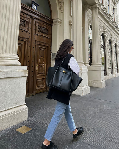 Giana | Zwarte Schoudertas Dames – Elegant, Ruim & Tijdloos 2