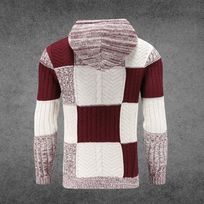 Leif | Moderne wollen hoodie voor heren