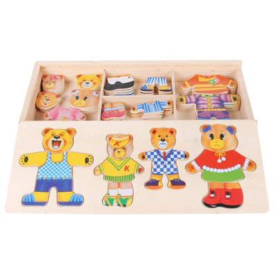 Woods | Houten beren puzzel