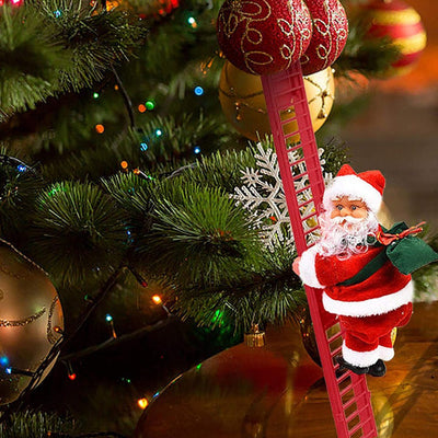 ClimbingSanta | De Kerstman beklimt de muzikale ladder
