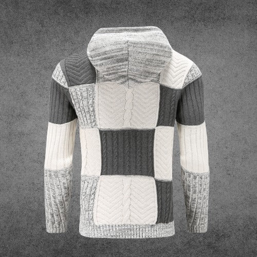 Leif | Moderne wollen hoodie voor heren
