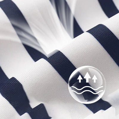 Julia | Camisa casual a rayas con mangas cortas