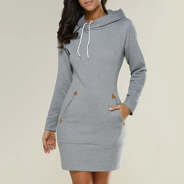 Lumina | Truienjurk met capuchon