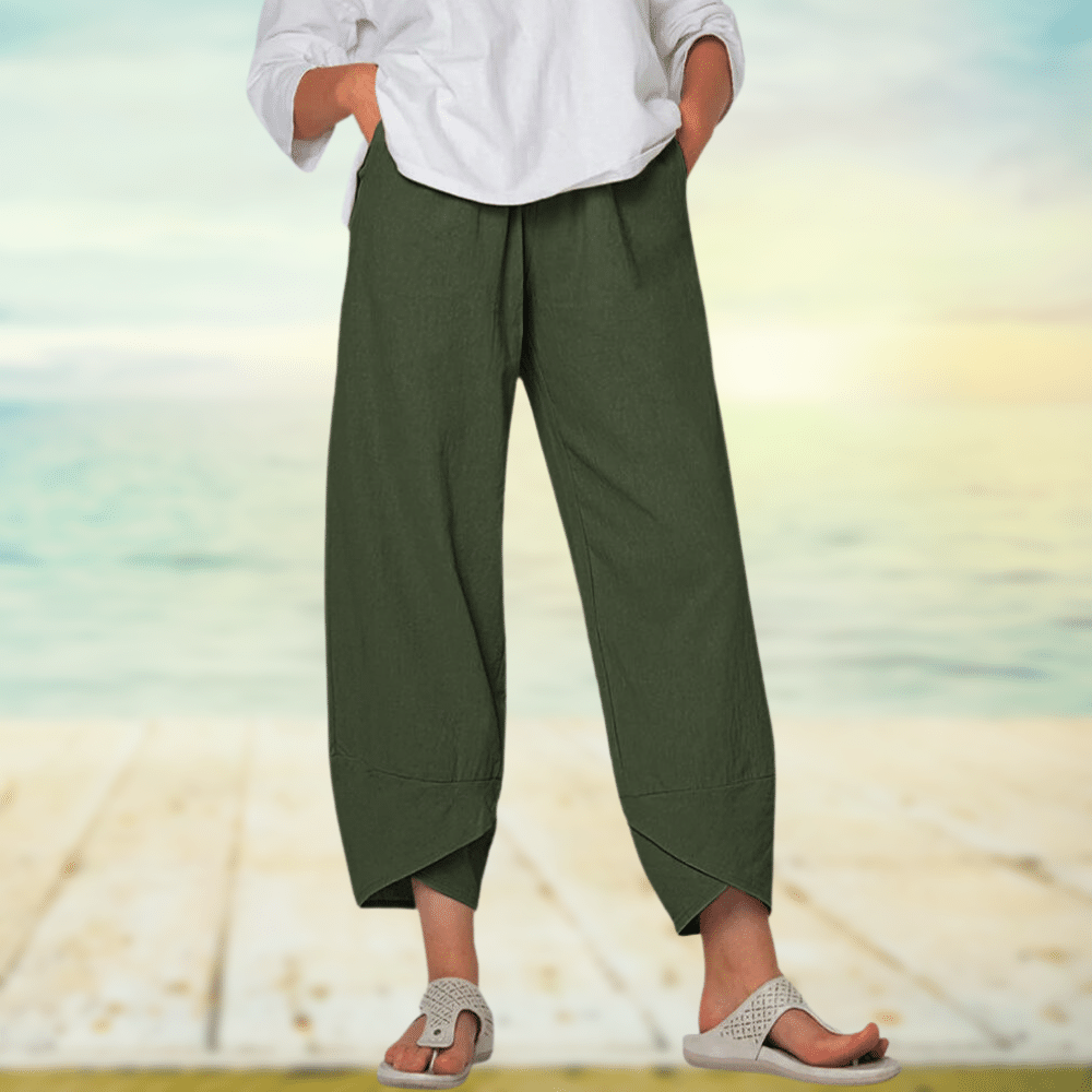 Ava | Comfortabele katoenen broek