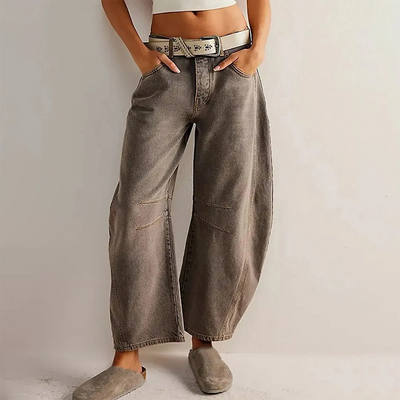 Laura | Broek met wijde snit