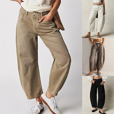 Laura | Broek met wijde snit